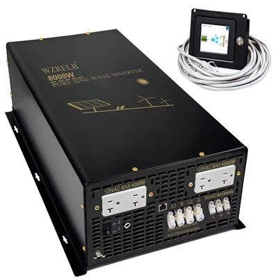 SPT 시리즈 8000W 분할 위상 순수 사인파 인버터(유선 리모트 포함)